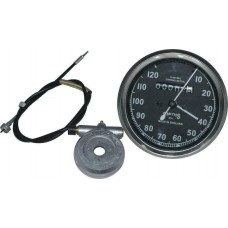 Replica Black Smith Speedometer 0-120MPH +54"Cable+ Hub Drive Bsa Norton Triumph