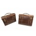 Saddle Bags Set For Royal Enfield Bullet Classic 350/500cc Antique Brown Leather