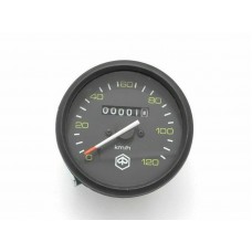 Brand New Vespa Speedometer 0-120 Kmph Black Px 150