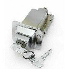 New Vespa Chrome Plated Seat Lock With 2 Keys For Px Pe Models