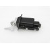 Vespa Black Seat Lock With 2 Keys For Px Models