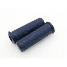 Vespa Vbb Vba Rubber Handle Grip Pair Blue