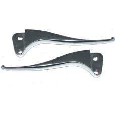 New Vespa Vbb Polished Brake / Clutch Lever Set