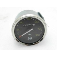 Brand New Vespa Speedometer 0-120 Kmph Chrome Bezel Px 150