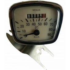 New Vespa Vnb Vna Speedo Meter 0-90Km White