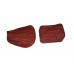 Vespa Maroon Front And Rear Seat Cover Set For Vespa Vbb Super Px Rally