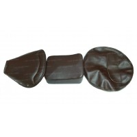 Front & Rear Seat With Stepney Cover Set For Vespa Vbb Super Px Rally Brown