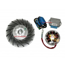 Vespa Lml Px 20Mm Flywheel Cone 12V Electronic Ignition Stator Kit Non Electic