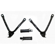 For Yamaha RX100 Rear Footrest With Footrest Brscket Set Left & Right Side