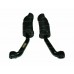 Front Foot Rest Peg Pair With Rubber For Royal Enfield Classic 350/500cc