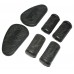 Fuel Tank Knee Pad & Footrest Rubber Set For Royal Enfield Bullet Early Model