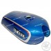 For Yamaha Rx100 Rx125 Blue Petrol Fuel Tank With Lid Cap & Tap