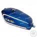 For Yamaha Rx100 Rx125 Blue Petrol Fuel Tank With Lid Cap & Tap