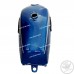 For Yamaha Rx100 Rx125 Blue Petrol Fuel Tank With Lid Cap & Tap