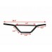 Brand New 7/8" Black Motocross Handlebar For Royal Enfield YAMAHA RD350 RX100