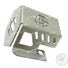 Rear Brake Oil Container Guard for Royal Enfield Himalayan 411cc Stainless Steel